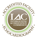 Intersocietal Accreditation Commission (IAC) accredited facility - echocardiography logo