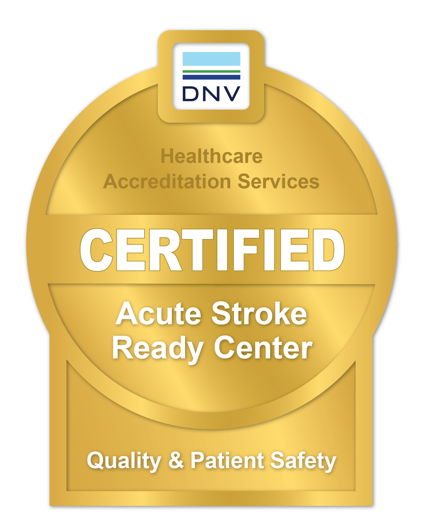 DNV Acute Stroke Ready Hospital badge