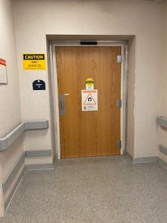 Closed MRI Door