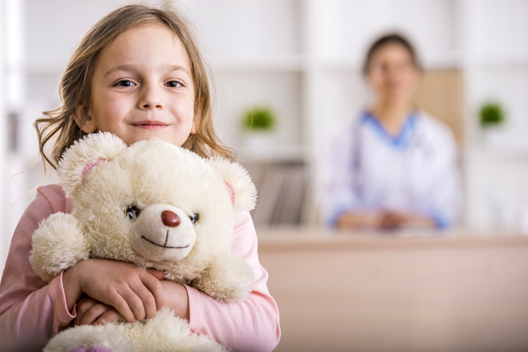 Pediatric Patient with Teddy Bear