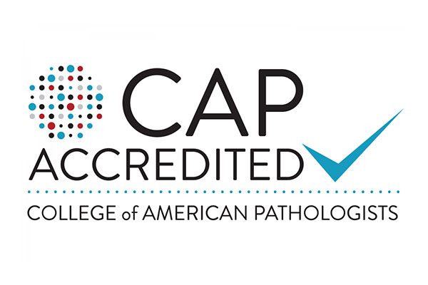CAP Accredited by College of American Pathologists (CAP) logo